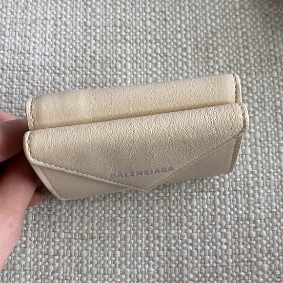 New Authentic Balenciaga Mini Papier Card Case Trifold Wallet - Picture 3 of 6